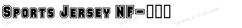 Sports Jersey NF字体转换